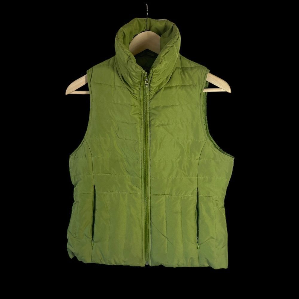 Kenneth Cole Reaction Lime Green Puffer Vest Sz S‎